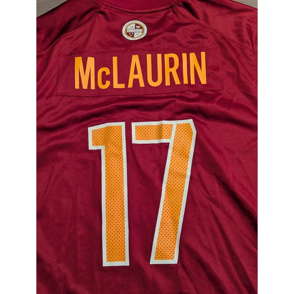 NEW Nike NFL Washington Commanders Terry McLaurin 17 Jersey Mens Large Burgundy